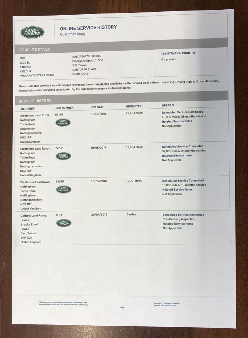 LAND ROVER DISCOVERY SPORT